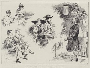 Conférences du professeur Dewar aux enfants à la Royal Institution - William Douglas Almond